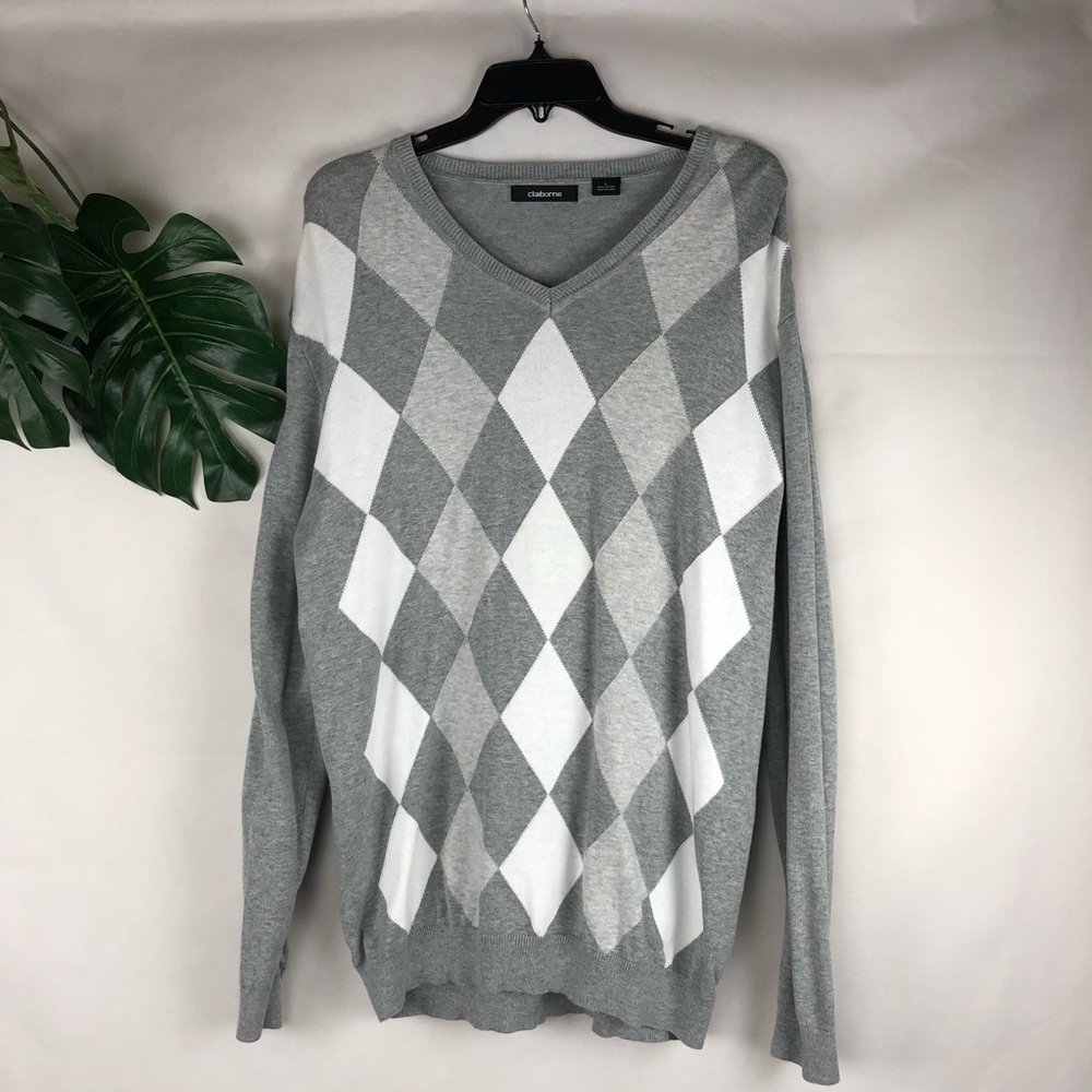 Calvin Klein Checker Sweater L